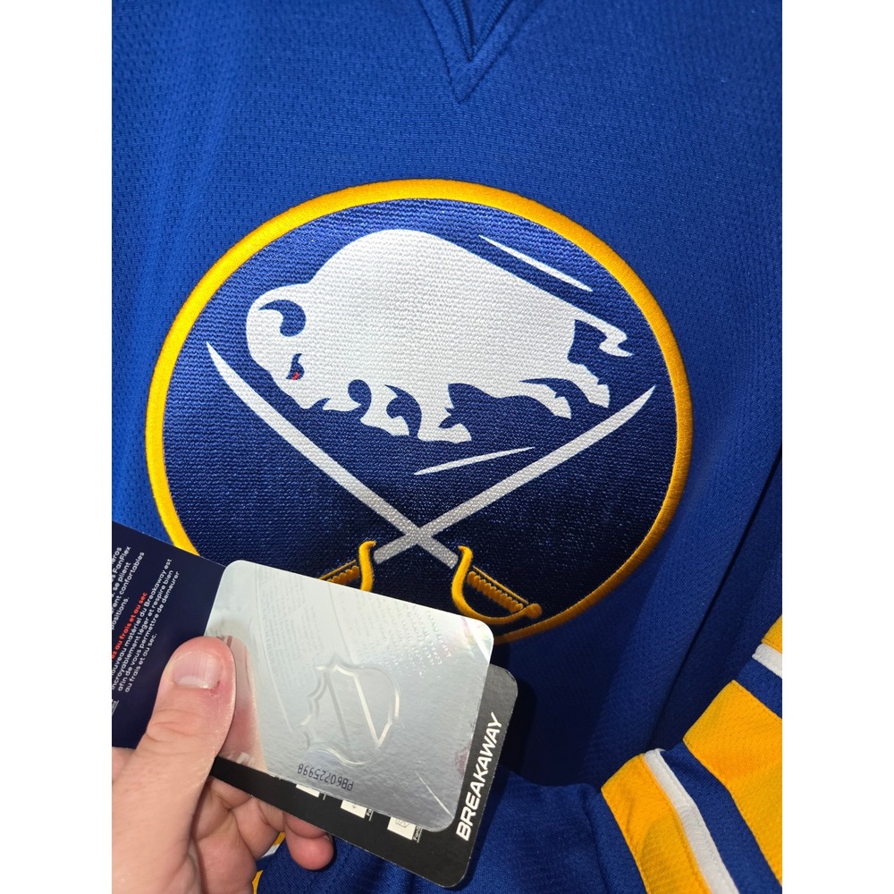 Buffalo Sabres Alex Tuch Fanatics Breakaway Home Jersey Womens Large - Picture 2 of 6